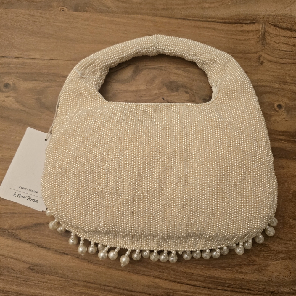 & Other Stories Beaded Handbag